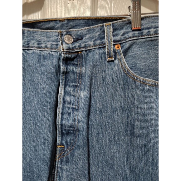 Levi 501 Jeans 36x30 Mens Straight Leg RARE Blank Red Label - Picture 4 of 10